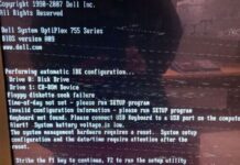 Un pannello informativo del museo svela le problematiche di un PC Dell OptiPlex 755 Un pannello informativo del museo svela le problematiche di un PC Dell OptiPlex 755