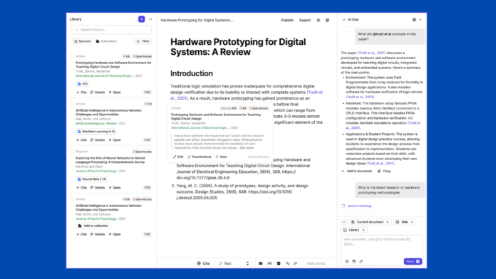 Digital Science acquisisce Jenni AI per potenziare la scrittura accademica Digital Science acquires Jenni AI to bring verified research data to AI-powered academic writing